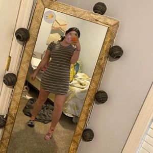 Women’s Pink rose Tshirt dress